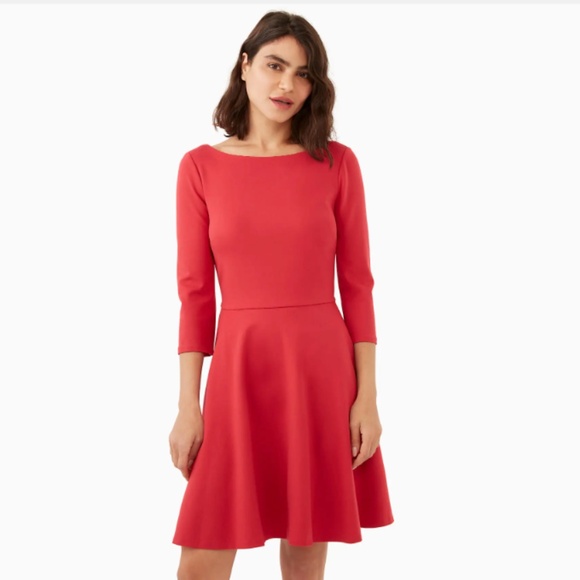 KATE SPADE - Boat Neck Ponte Dress - Picture 1 of 9